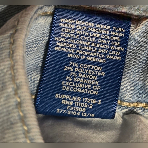 Size 18.5 - Arizona Jean Shorts - Picture 6 of 6